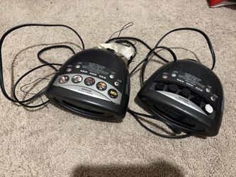 Alarm Clock Radio with MP3 and AUX – Lot of 2