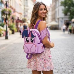 Loungefly My Little Pony Twilight Sparkle Cosplay Glitter Mini Backpack Bag
