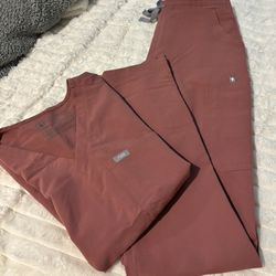 Figs Scrub set - Mauve Pink