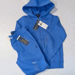 Boy's Polo Jogger Set Size 7