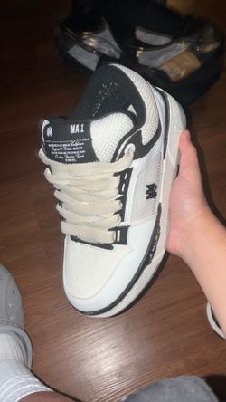 Black and white cream amiri
