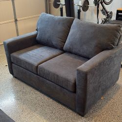 2 Piece Blue Sofa Set 