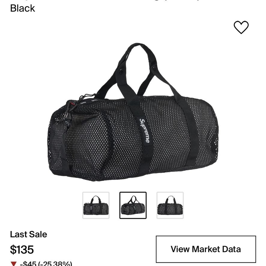 Supreme Mesh Mini Duffle Bag for Sale in Clermont, FL - OfferUp