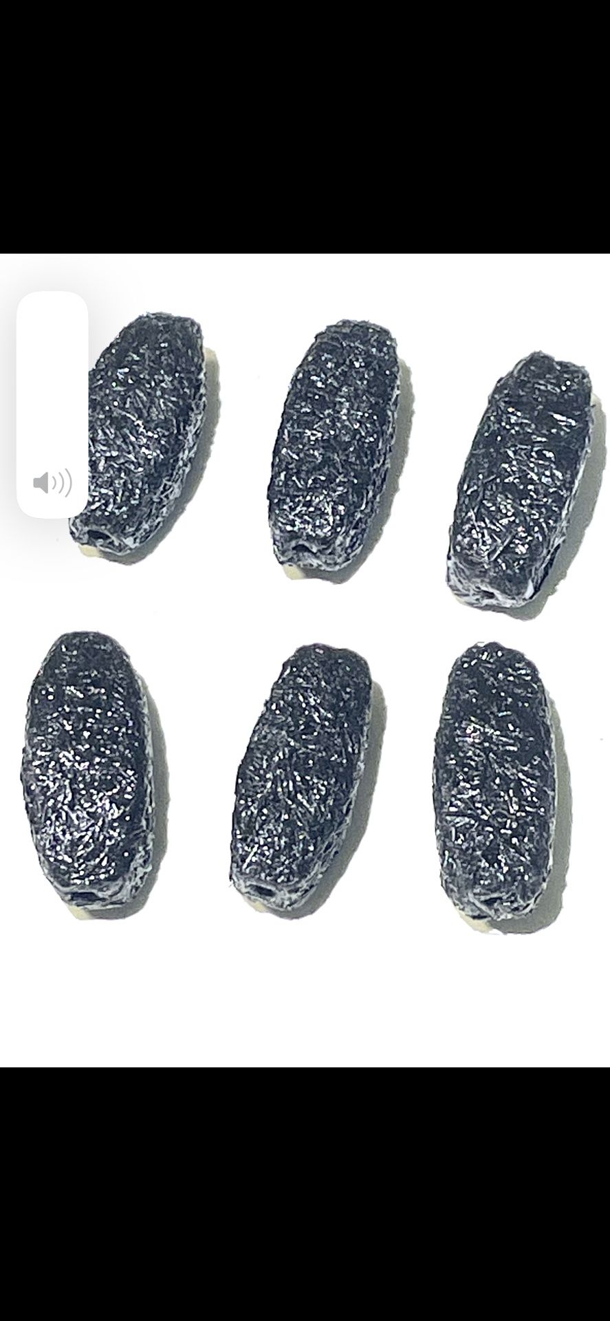 Black Large Beads 