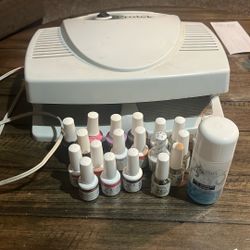 Gel Nail Light With Polish And Surface Cleanse 