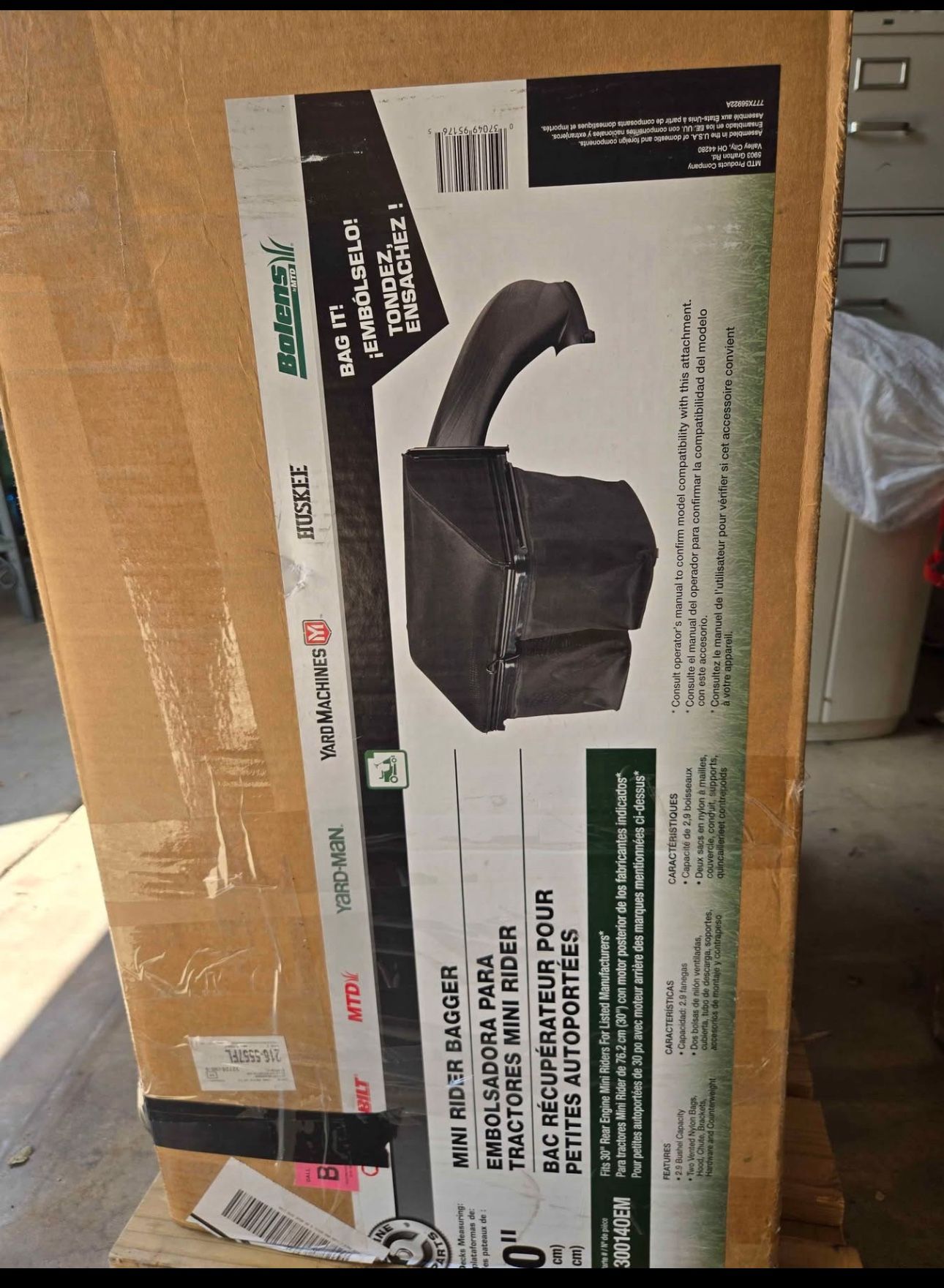 Bagger For 30in Riding Mower