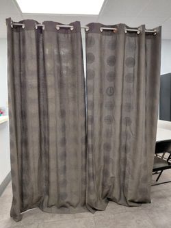 Curtain Panel Set & Wall Decors
