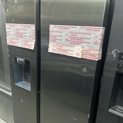 samsung side by side refrigerator 36 w  un