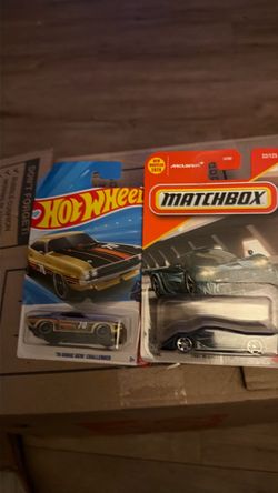 Hot wheels & matchbox 70 dodge & 97 McLaren p-2