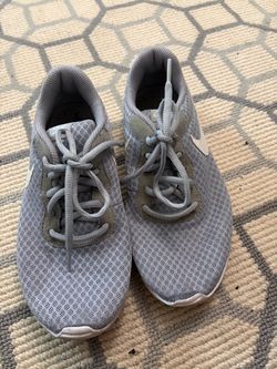 Nike Gray Mesh Low-Top Sneakers