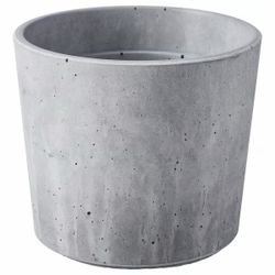 BOYSENBÄR Grey, cement-mix pot / planter - 5 available