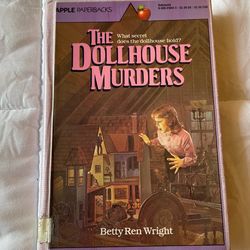 The Dollhouse Murders Betty Ren Wright 1983 Apple PB Vintage Kids Horror