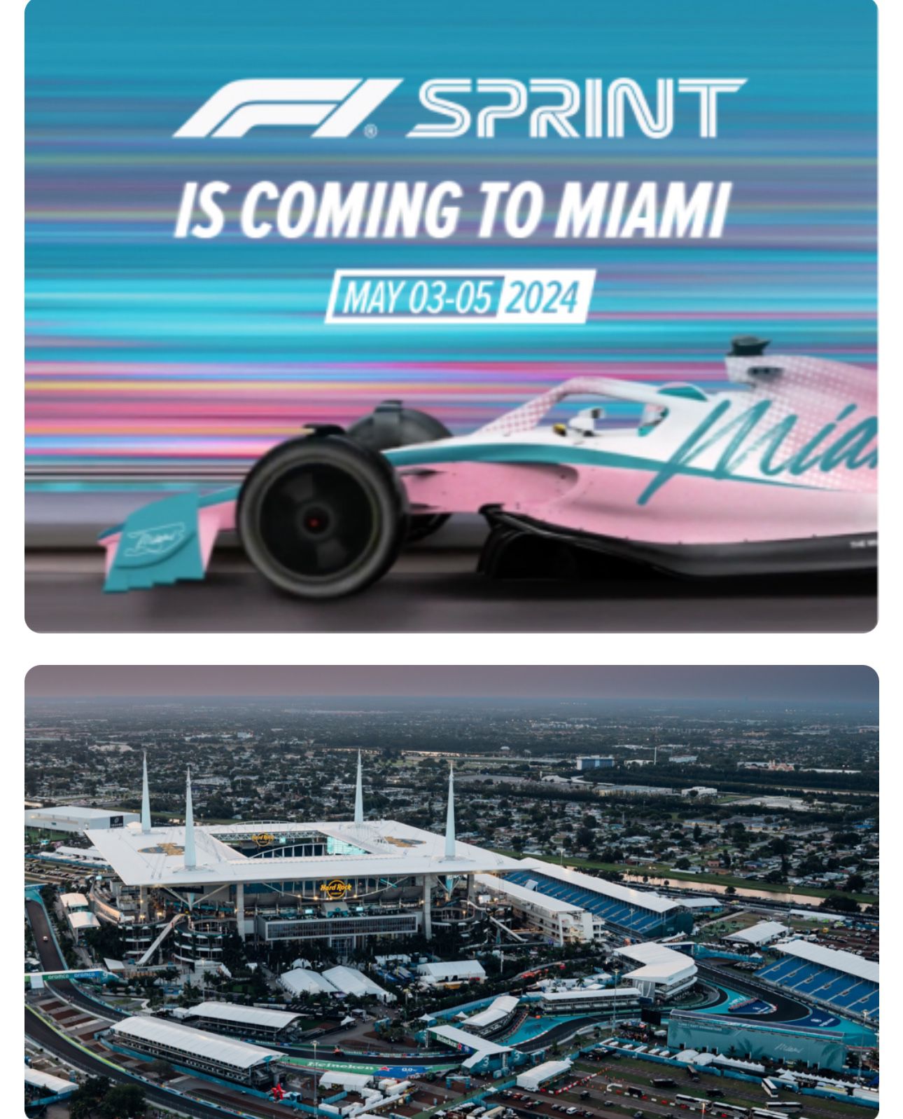 Formula 1 Miami Grand Prix Friday And Sunday Day Pass