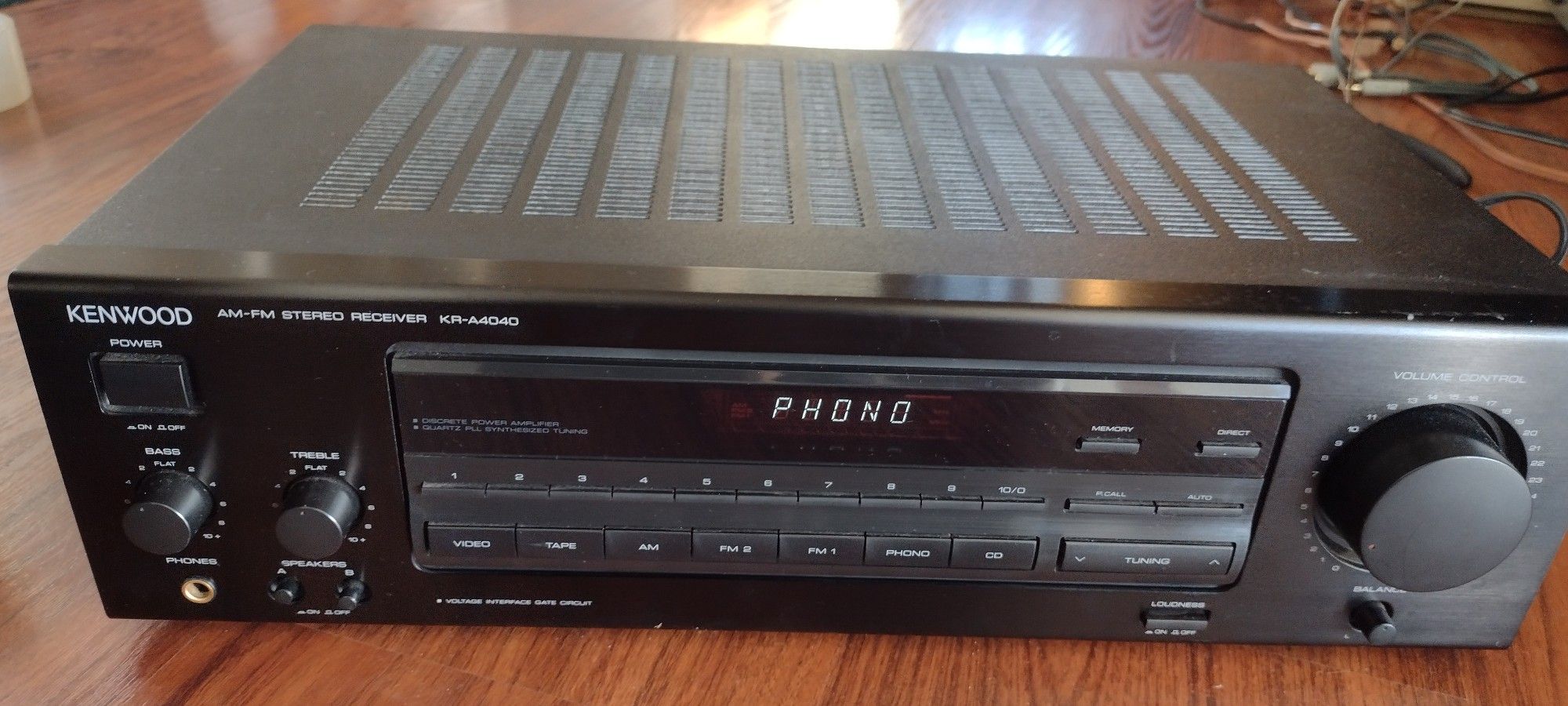 Kenwood Stereo Receiver Kr-a4040 With Phono Jack