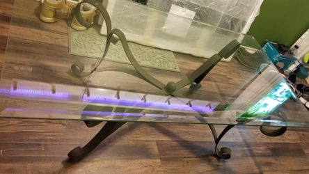 Nice glass coffee table