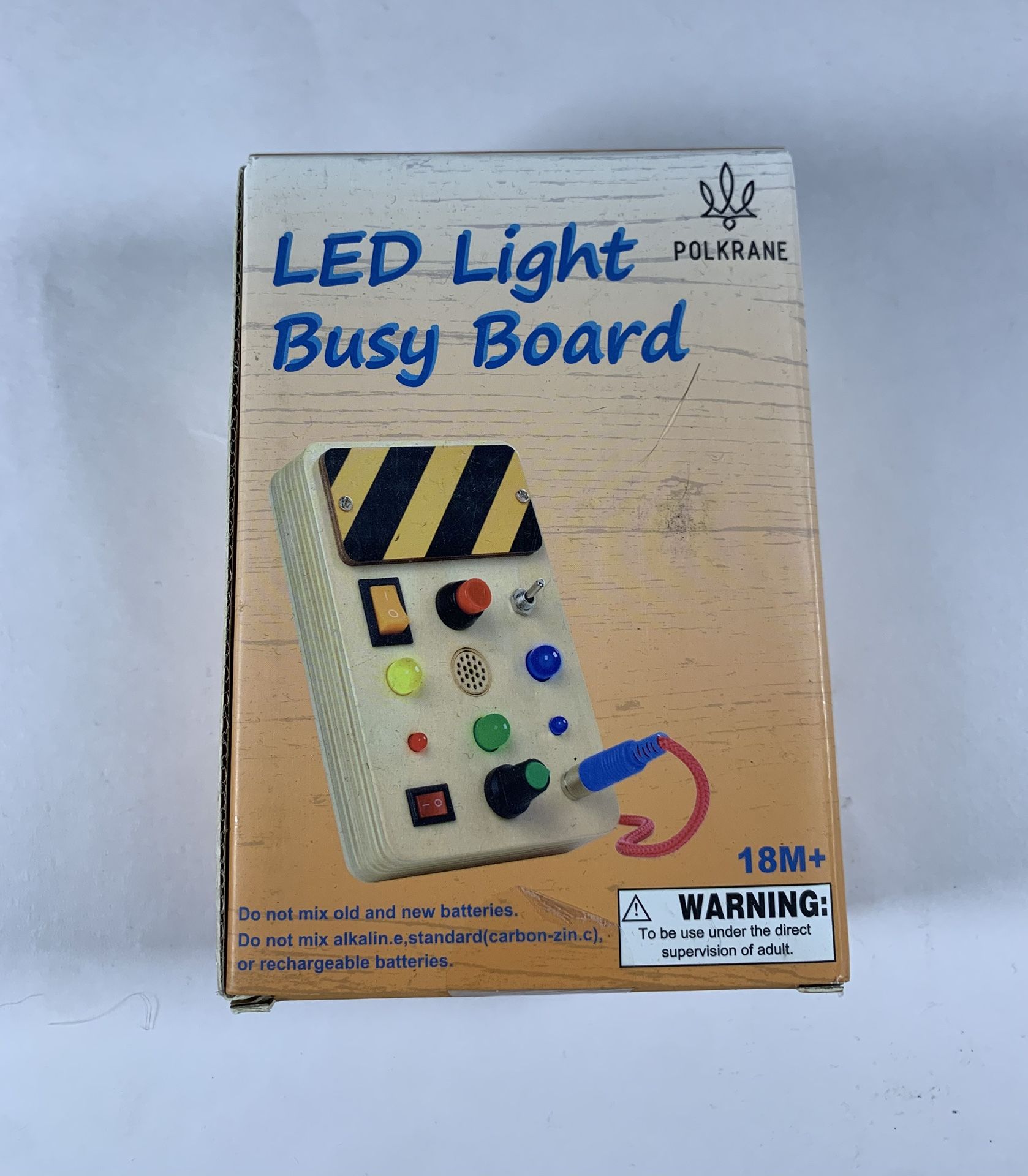 POLKRANE Busy Board w LED Light NEW