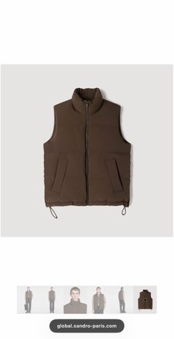 Brand New Sandro Sleeveless Puffer Jacket - Medium