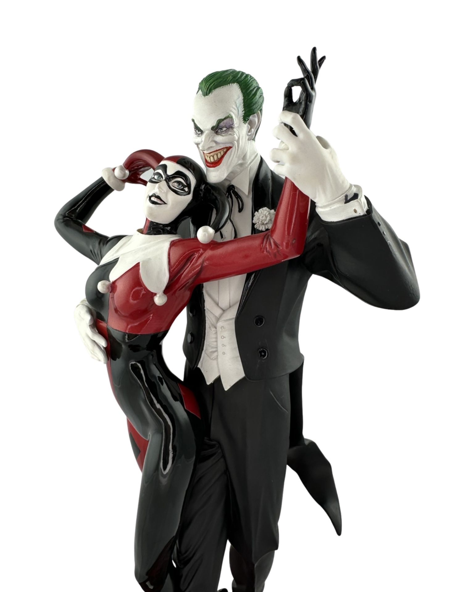 New DC Collectibles Joker Harley Quinn Mad Love Statue Figure #0615/5200 12.5 Alex Ross