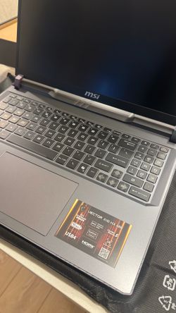 Brand new Top tier gaming laptop Vector A16 HX A8WHG