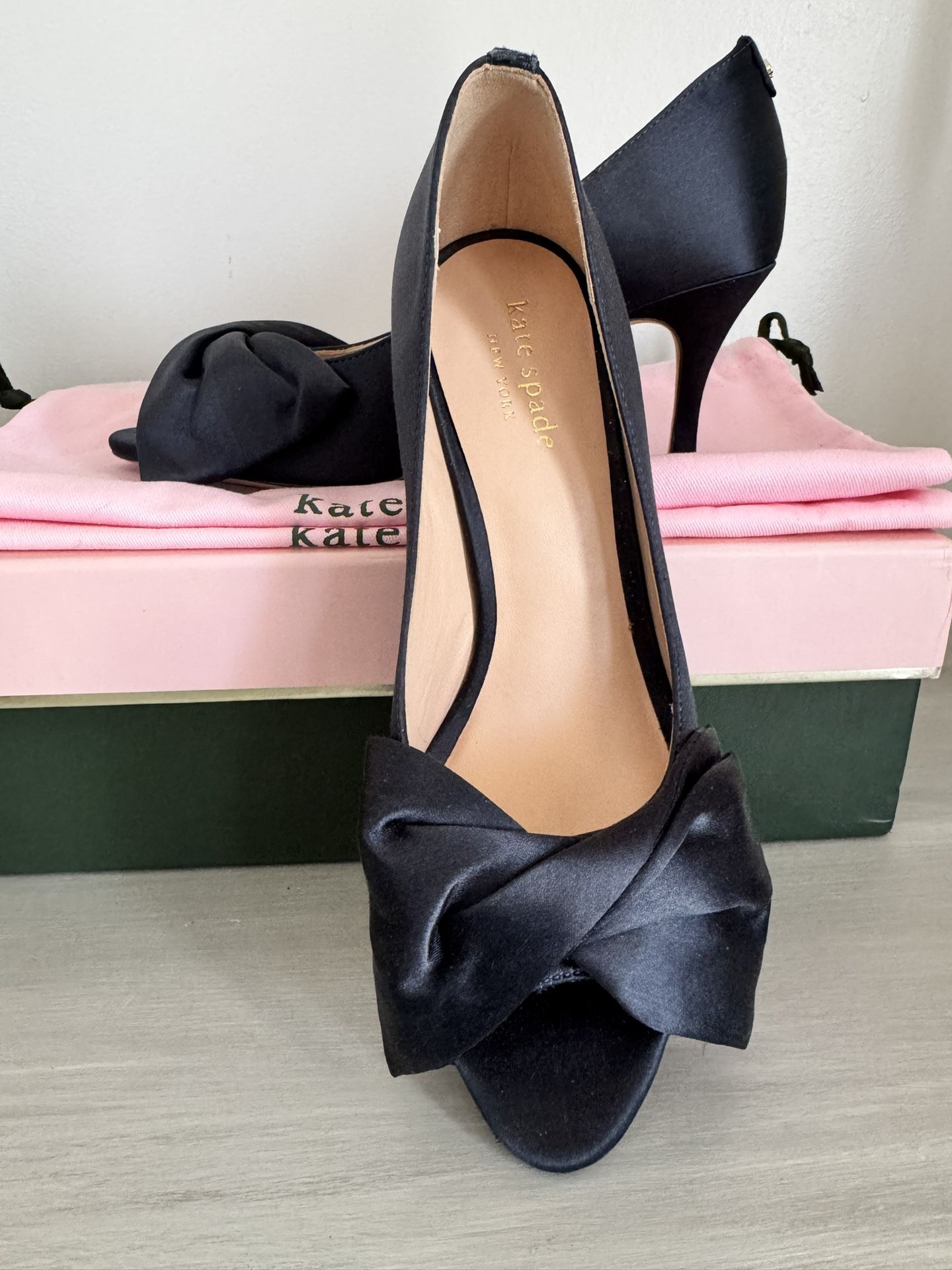 Kate Spade Crawford Peep-toe Blazer Blue Sandals