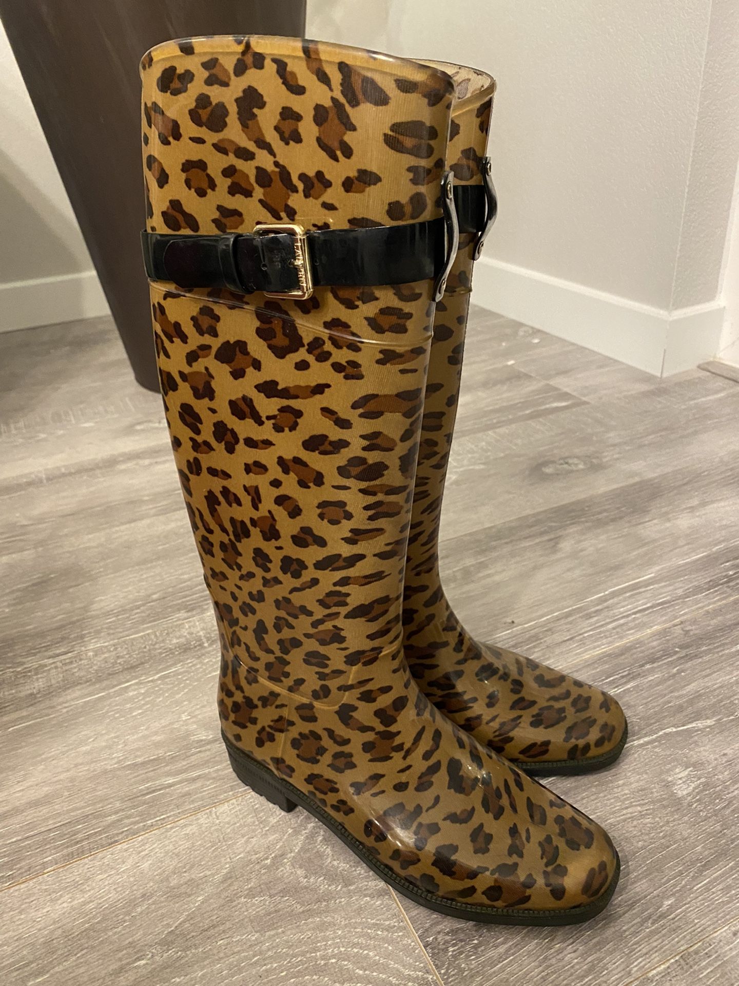 Ralph Lauren Leopard Rain Boots