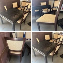 Dining Table With Leaf Insert 