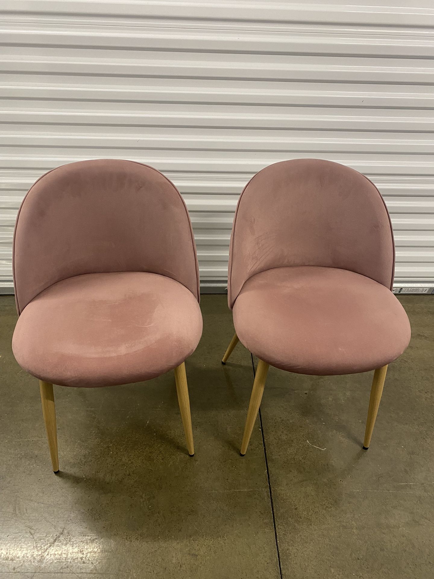 Mauve/Blush Pink Chair Set