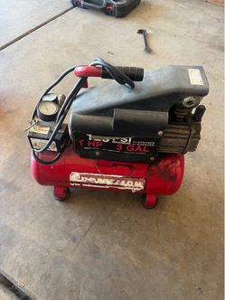 Crasftman air compressor 125 psi 1 hp 3 gal