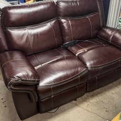Electrical Leather recliner couch