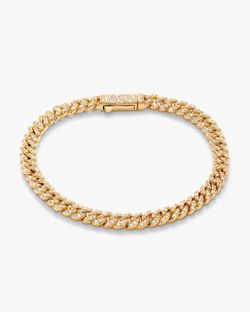 5mm cuban link iced out bracelet