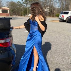 Brand New Royal Blue Formal Dress Size 