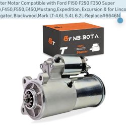 Starter Motor Compatible with Ford F150 F250 F350 Super Duty,F450,F550,E450,Mustang,Expedition, Excursion & for Lincoln Navigator, Blackwood,Mark LT-4