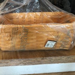 Longaberger NWT Vintage Collectible Large Storage Solutions Classic Basket