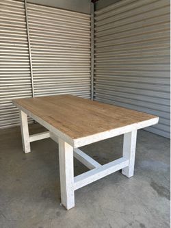 RH Beautiful Rustic Dining Table