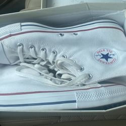 White Converse Size 10