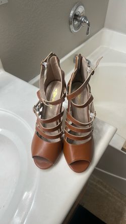 Brown heels