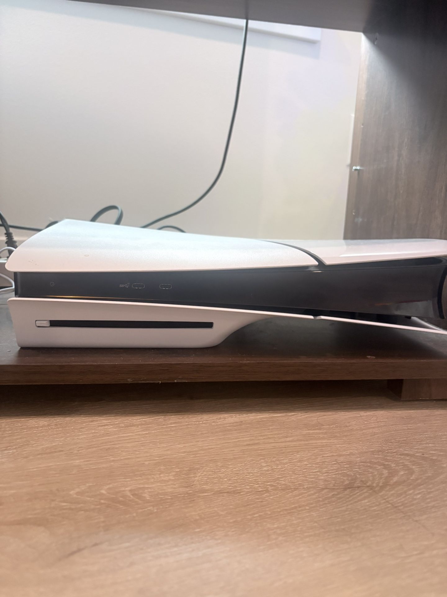playstation 5, with two remotes and mic