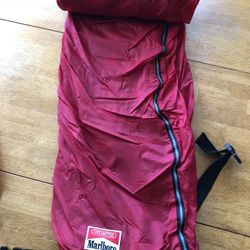 Marlboro sleeping bag with case never used