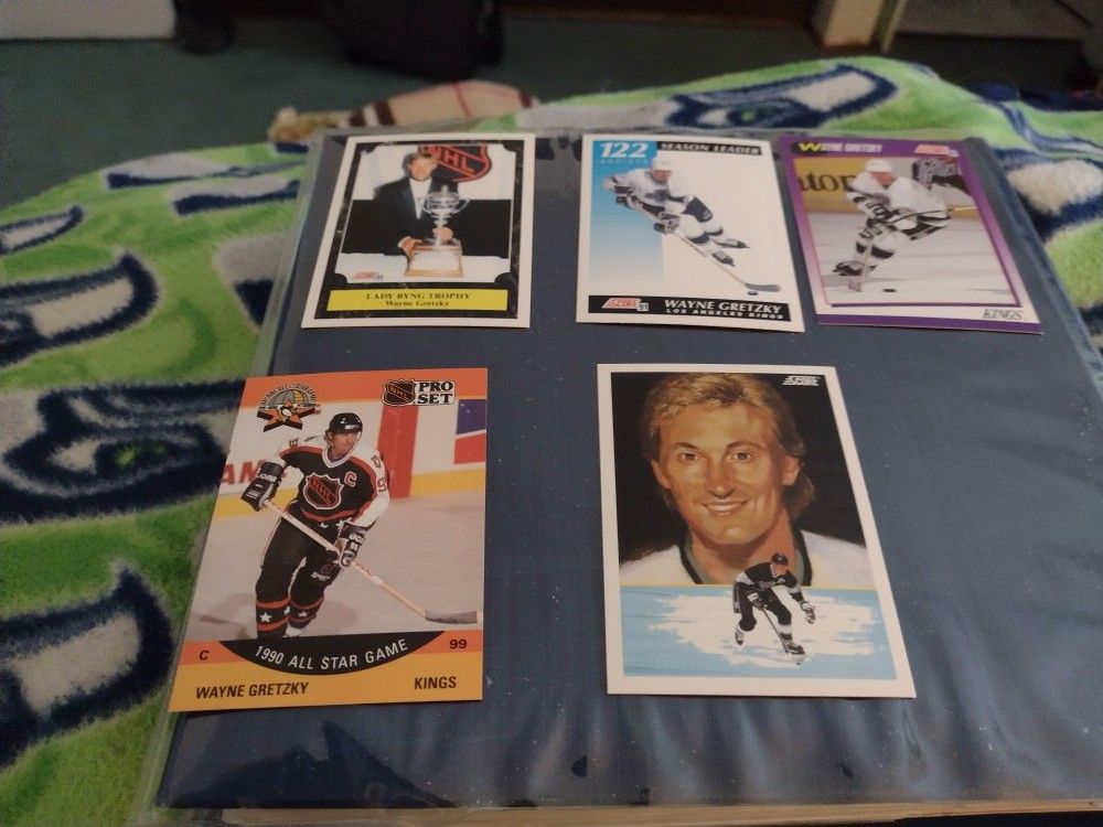 Hockey Wayne Gretzky Lot Of 9 Score 91, Proset 90. Cash Porch Pickup Redmond
