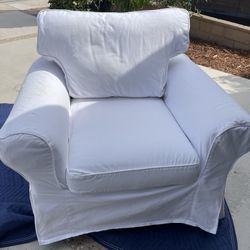 White IKEA Armchair