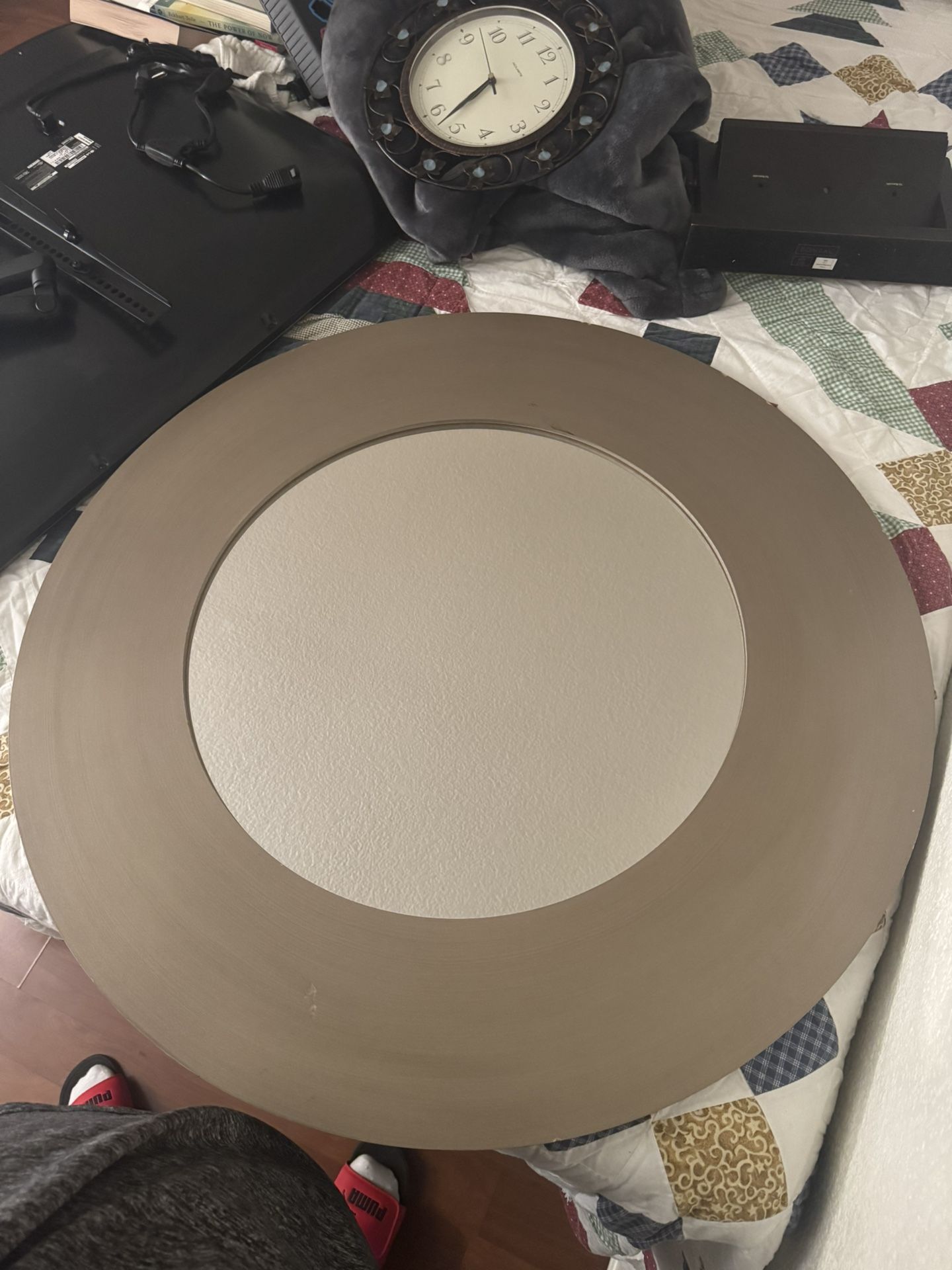Antique Circular Mirror