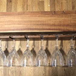 Crate And Barrel Wine Stem Rack 