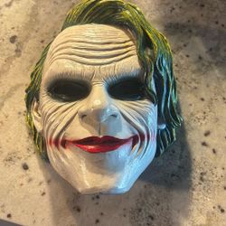 Dark Knight, Joker Ceramic Mask/excellent Cond