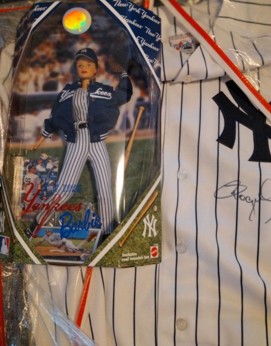 Autographed New York Jersey By Roger Clemens!!