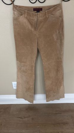 Margaret Godfrey suede leather pants