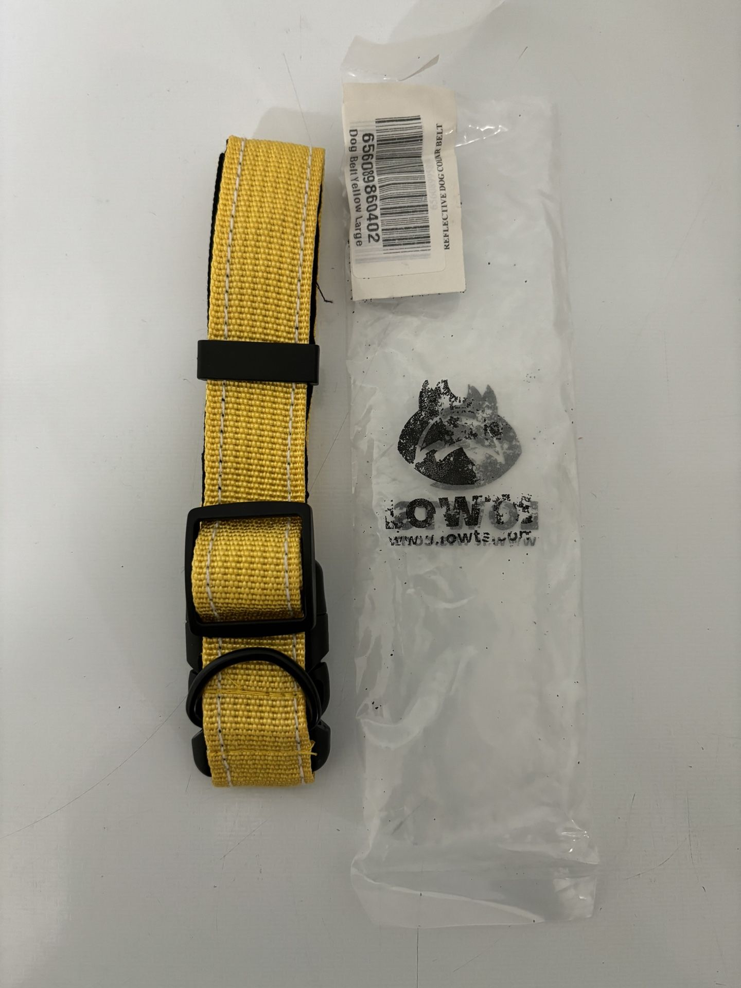 Dog Neck Collar Yellow Color