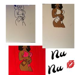 Pre Drawn Canvas 