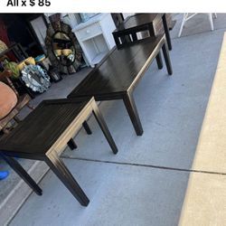 3 Tables. Coffe Table And Two Side Tables. All For $ 85