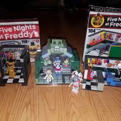 Mcfarlanes FNAF Construction Sets