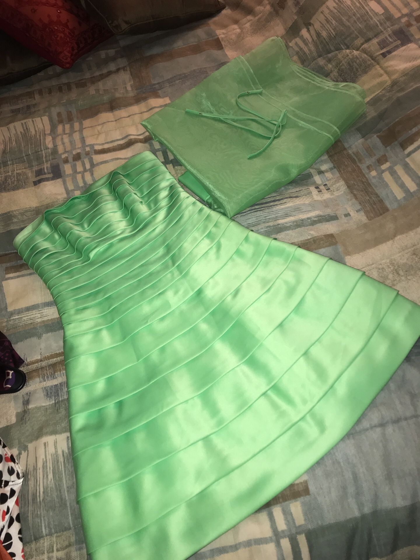 Like Green Strap/Strapless Dress $15